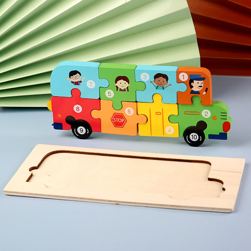 Montessori Dinosaurier Puzzle