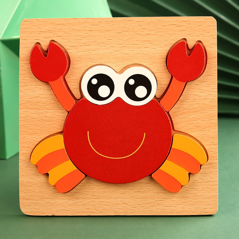 Montessori Tier Puzzle