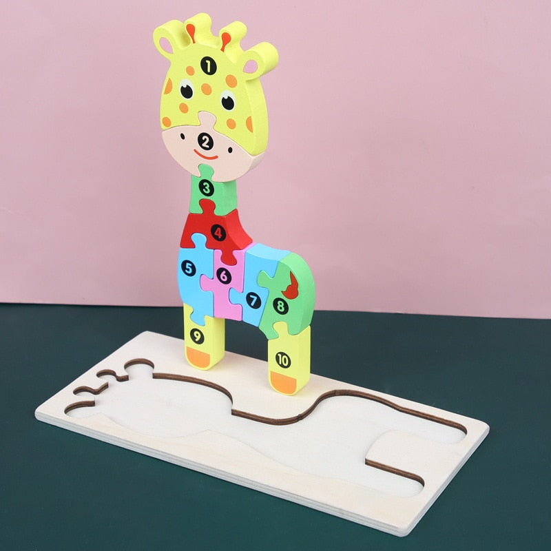 Montessori Dinosaurier Puzzle